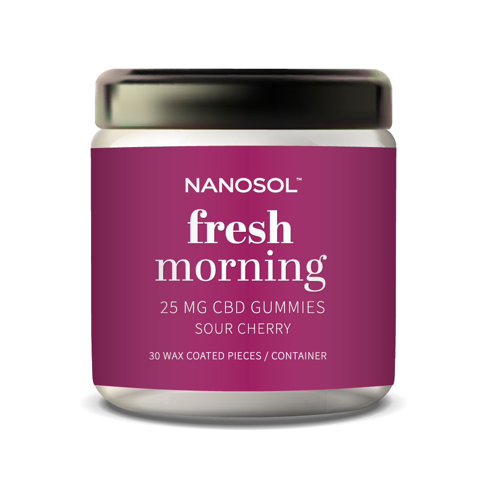 Fresh Morning CBD Gummies - Sour Cherry